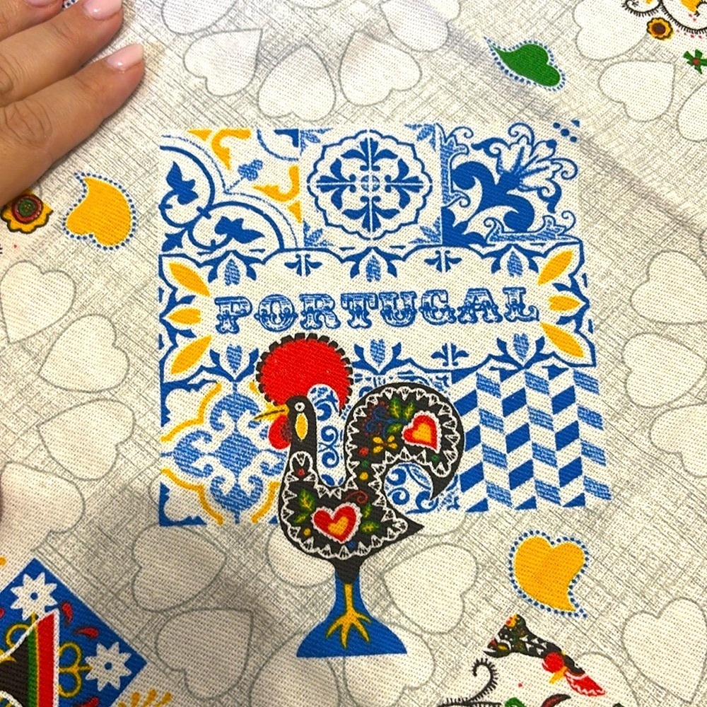 Charming Portugal Kitchen Cotton Dish Towel